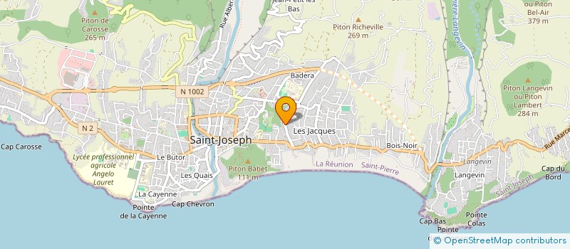 localisation de l'entreprise ASSOCIATION POUR LE DEVELOPPEMENT DE GRAND-COUDE  SAINT-JOSEPH