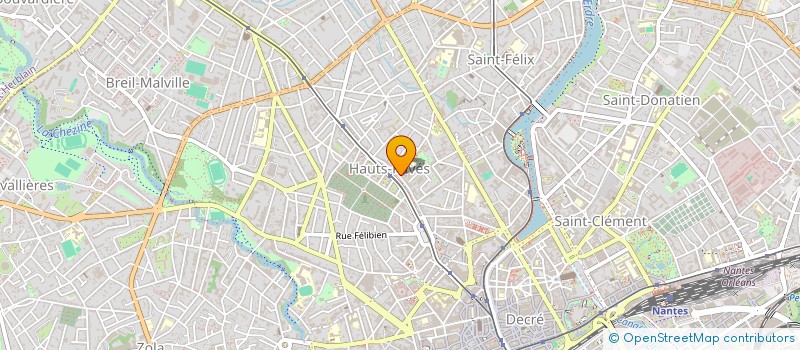 localisation de l'entreprise ASSOCIATION POUR LE DEVELOPPEMENT DE L'APPRENTISSAGE DANS LES METIERS DU SANITAIRE SOCIAL SPORT ANIMATION TOURISME  NANTES