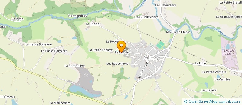 localisation de l'entreprise ASSOCIATION POUR LE DEVELOPPEMENT DE L'ARTISANAT ET DES ARTISTES DE MADAGASCAR à SEVREMOINE