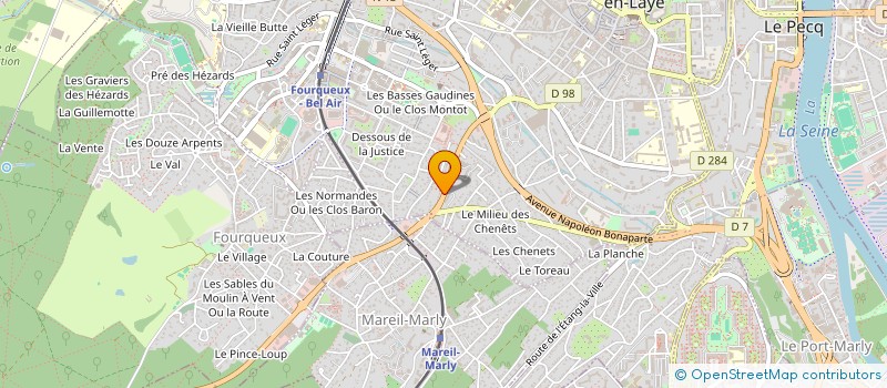 localisation de l'entreprise ASSOCIATION POUR LE DEVELOPPEMENT DE L EDITION EN ILE DE FRNACE  SAINT-GERMAIN-EN-LAYE