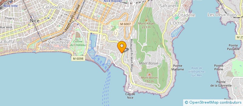 localisation de l'entreprise ASSOCIATION POUR LE DEVELOPPEMENT DE L ENSEIGNEMENT ET LA RECHERCHE EN PNEUMOLOGIE à NICE