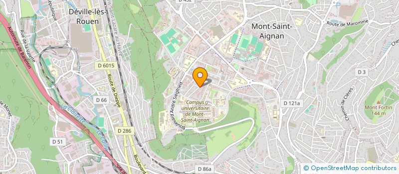 localisation de l'entreprise ASSOCIATION POUR LE DEVELOPPEMENT DE L ENTREPRENARIAT SOLIDAIRE EN AFRIQUE ET EN GUINEE  MONT-SAINT-AIGNAN