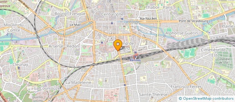 localisation de l'entreprise ASSOCIATION POUR LE DEVELOPPEMENT DE L HYPNOSE à RENNES