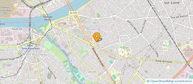 localisation de l'entreprise ASSOCIATION POUR LE DEVELOPPEMENT DE LA BIOSTATISTIQUE A NANTES à NANTES