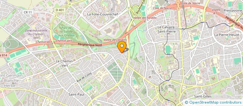 localisation de l'entreprise ASSOCIATION POUR LE DEVELOPPEMENT DE LA CULTURE ET DE L ENSEIGNEMENT PAR LES ONDES à CAEN