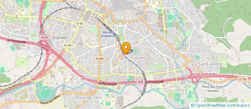 localisation de l'entreprise ASSOCIATION POUR LE DEVELOPPEMENT DE LA CULTURE PROTESTANTE à AIX-EN-PROVENCE