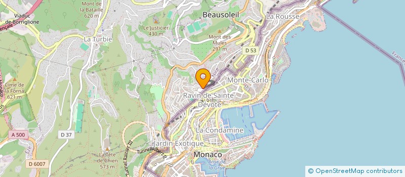 localisation de l'entreprise ASSOCIATION POUR LE DEVELOPPEMENT DE LA DEMOCRATIE CITOYENNE EN EUROPE (ADCE)  BEAUSOLEIL