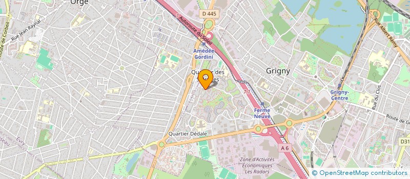 localisation de l'entreprise ASSOCIATION POUR LE DEVELOPPEMENT DE LA DEUXIEME SECTION D'AQUIN (ADDSA) à GRIGNY