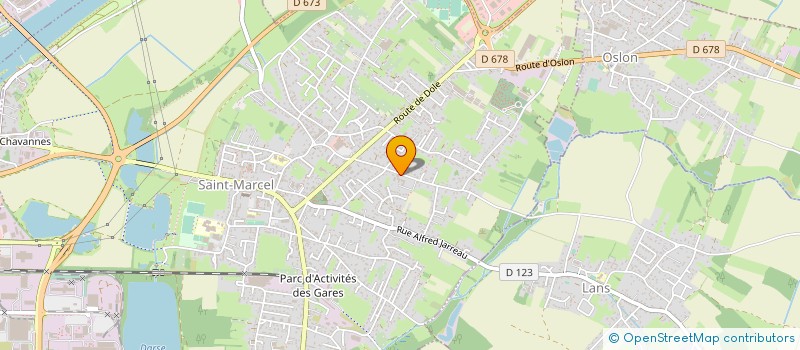 localisation de l'entreprise ASSOCIATION POUR LE DEVELOPPEMENT DE LA FORMATION AGRICOLE ET HORTICOLE DE SAINT-MARCEL à SAINT-MARCEL