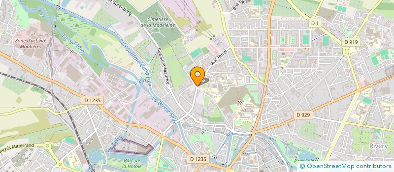 localisation de l'entreprise ASSOCIATION POUR LE DEVELOPPEMENT DE LA RECHERCHE CLINIQUE ET THERAPEUTIQUE EN MEDECINE INTERNE EN PICARDIE à AMIENS