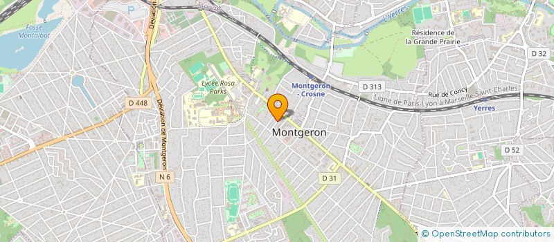 localisation de l'entreprise ASSOCIATION POUR LE DEVELOPPEMENT DE LA REGION DE POSSOTOME  MONTGERON