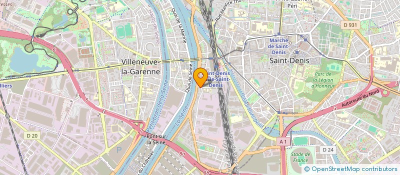 localisation de l'entreprise ASSOCIATION POUR LE DEVELOPPEMENT DE MAKANA-GUIDIME à SAINT-DENIS