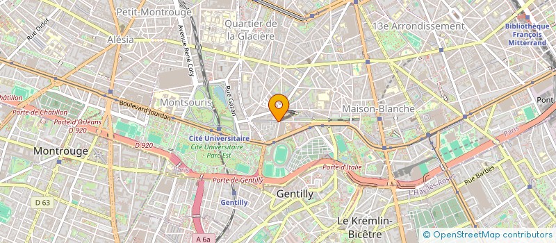 localisation de l'entreprise ASSOCIATION POUR LE DEVELOPPEMENT DE NDIOUM - ADN  PARIS