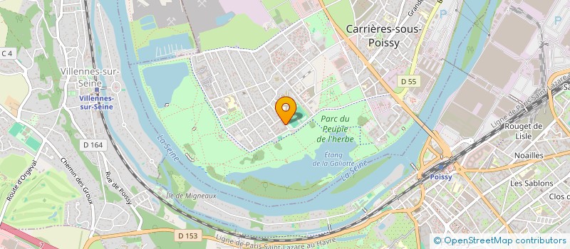 localisation de l'entreprise ASSOCIATION POUR LE DEVELOPPEMENT DE SINTHIOU MOUSSA ET ENVIRONS à CARRIERES-SOUS-POISSY