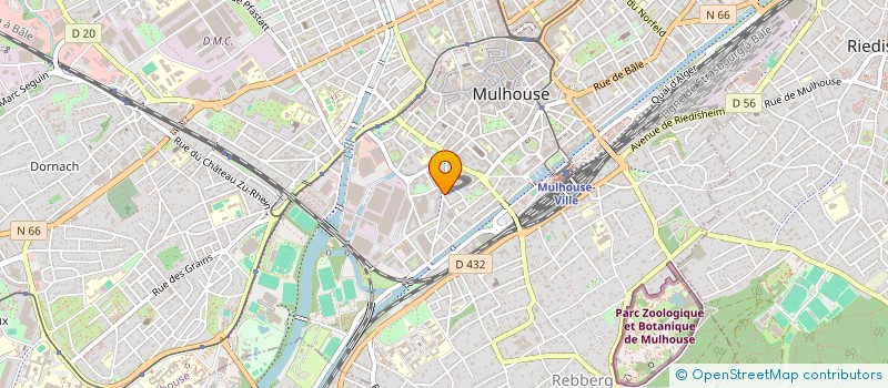 localisation de l'entreprise ASSOCIATION POUR LE DEVELOPPEMENT DE SOLIDARITES NOUVELLES FACE AU CHOMAGE EN SUD ALSACE  MULHOUSE