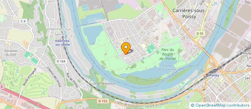 localisation de l'entreprise ASSOCIATION POUR LE DEVELOPPEMENT DE TOULEL (ADT) à CARRIERES-SOUS-POISSY