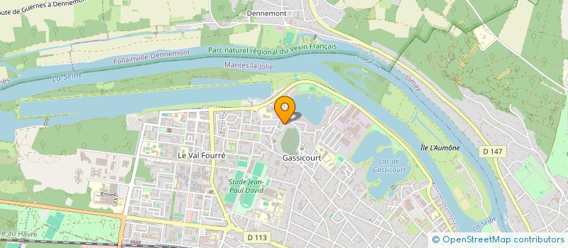 localisation de l'entreprise ASSOCIATION POUR LE DEVELOPPEMENT DES BOKISSABOUDOUNAABE  MANTES-LA-JOLIE