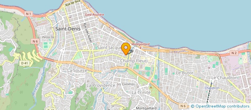 localisation de l'entreprise ASSOCIATION POUR LE DEVELOPPEMENT DES COMORIENS D' ITSANDRA A LA REUNION à SAINT-DENIS