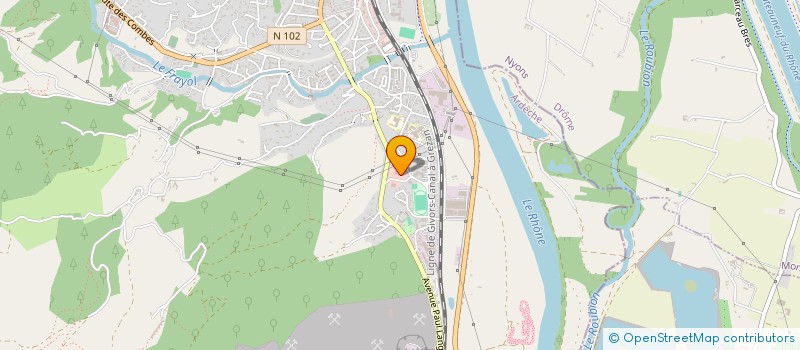 localisation de l'entreprise ASSOCIATION POUR LE DEVELOPPEMENT DES COOPERATIONS TERRITORIALES  LE TEIL