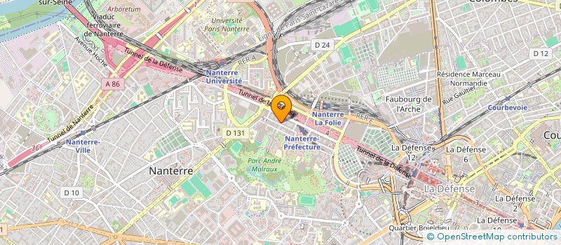 localisation de l'entreprise ASSOCIATION POUR LE DEVELOPPEMENT DES DONNEES SUR L'ECONOMIE SOCIALE A.D.D.E.S. à NANTERRE