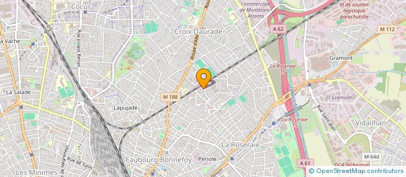 localisation de l'entreprise ASSOCIATION POUR LE DEVELOPPEMENT DES ECHANGES FRANCE-EUROPE CENTRALE (SLOVAQUIE ET REPUBLIQUE TCHEQUE)(ADEFEC) à TOULOUSE