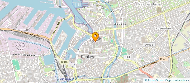 localisation de l'entreprise ASSOCIATION POUR LE DEVELOPPEMENT DES INITIATIVES EN SANTE à DUNKERQUE