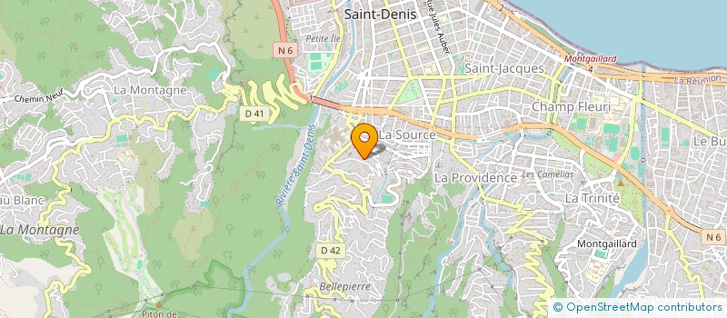 localisation de l'entreprise ASSOCIATION POUR LE DEVELOPPEMENT DES KARTIERS POPULAIRES à SAINT-DENIS