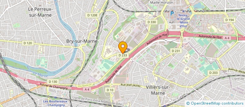 localisation de l'entreprise ASSOCIATION POUR LE DEVELOPPEMENT DES PRODUITS NON LIGNEUX  BRY-SUR-MARNE