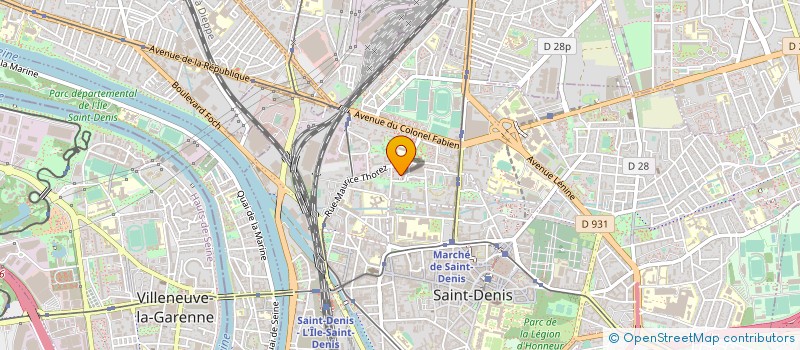 localisation de l'entreprise ASSOCIATION POUR LE DEVELOPPEMENT DES RESSORTISSANTS DE KOBOKOTO EN FRANCE à SAINT-DENIS