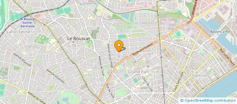 localisation de l'entreprise ASSOCIATION POUR LE DEVELOPPEMENT DES SOINS PALLIATIFS EN AFRIQUE - ADESPA  BORDEAUX