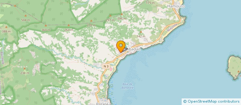localisation de l'entreprise ASSOCIATION POUR LE DEVELOPPEMENT DU SAUVETAGE ET DU SECOURISME à BANDRELE