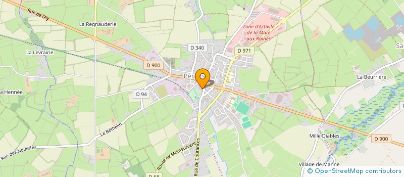 localisation de l'entreprise ASSOCIATION POUR LE DEVELOPPEMENT DU SPORT A PERIERS  PERIERS