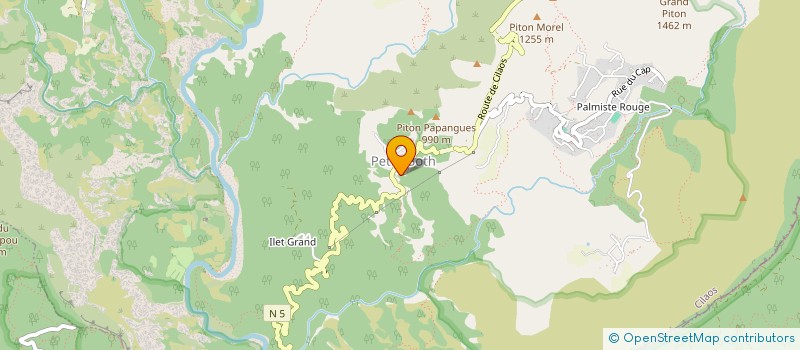 localisation de l'entreprise ASSOCIATION POUR LE DEVELOPPEMENT DU TERROIR DE CILAOS  CILAOS