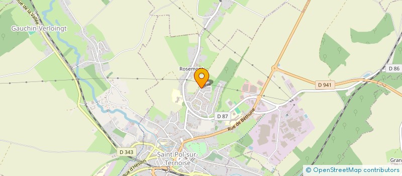 localisation de l'entreprise ASSOCIATION POUR LE DEVELOPPEMENT DU TOURISME VIA LES NOUVELLES TECHNOLOGIES à SAINT-POL-SUR-TERNOISE