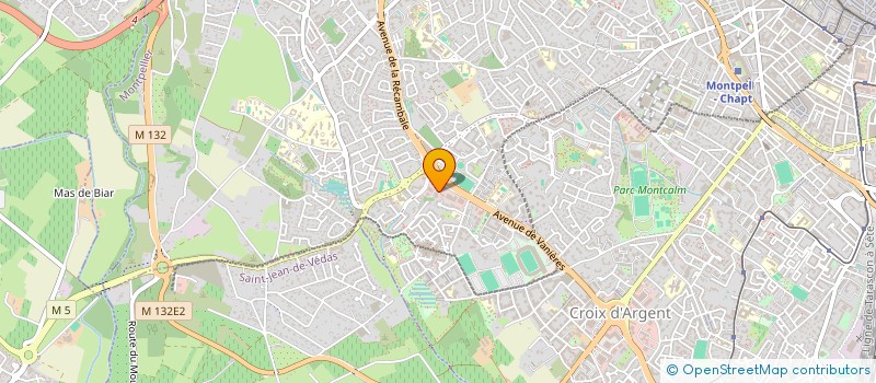 localisation de l'entreprise ASSOCIATION POUR LE DEVELOPPEMENT DU TRANSPORT SANITAIRE à MONTPELLIER