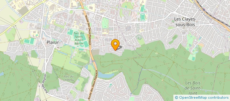 localisation de l'entreprise ASSOCIATION POUR LE DEVELOPPEMENT DU VILLAGE à PLAISIR