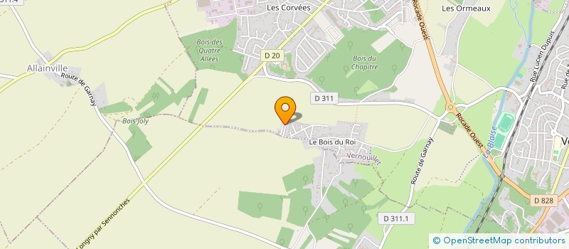 localisation de l'entreprise ASSOCIATION POUR LE DEVELOPPEMENT DU VILLAGE DE FARABOUGOU EN FRANCE - COMMUNE DE DIANGOUNTE - CERCLE DE DIEMA - REGION à VERNOUILLET