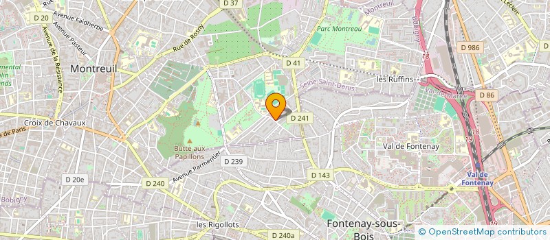 localisation de l'entreprise ASSOCIATION POUR LE DEVELOPPEMENT DU VILLAGE DE N'GUIDJILONE (SENEGAL) EN FRANCE à MONTREUIL