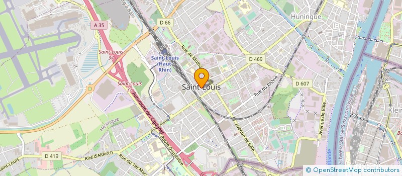 localisation de l'entreprise ASSOCIATION POUR LE DEVELOPPEMENT ECONOMIQUE DU PAYS DE SAINT LOUIS à SAINT-LOUIS