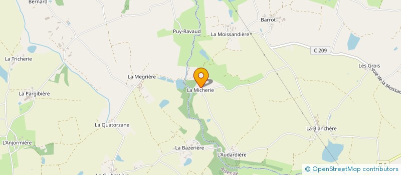 localisation de l'entreprise ASSOCIATION POUR LE DEVELOPPEMENT ECONOMIQUE ET LA MICRO ACTIVITE DES FEMMES à LE POIRE-SUR-VIE