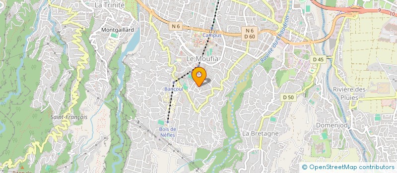 localisation de l'entreprise ASSOCIATION POUR LE DEVELOPPEMENT ET DE LA PROTECTION DE L'ENVIRONNEMENT à SAINT-DENIS