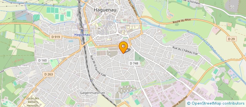 localisation de l'entreprise ASSOCIATION POUR LE DEVELOPPEMENT ET L ENRICHISSEMENT MUSICAL ET ARTISTIQUE à HAGUENAU