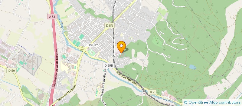 localisation de l'entreprise ASSOCIATION POUR LE DEVELOPPEMENT ET L'INCLUSION DES JEUNES ET DES PERSONNES EN SITUATION DE HANDICAP à AIX-EN-PROVENCE