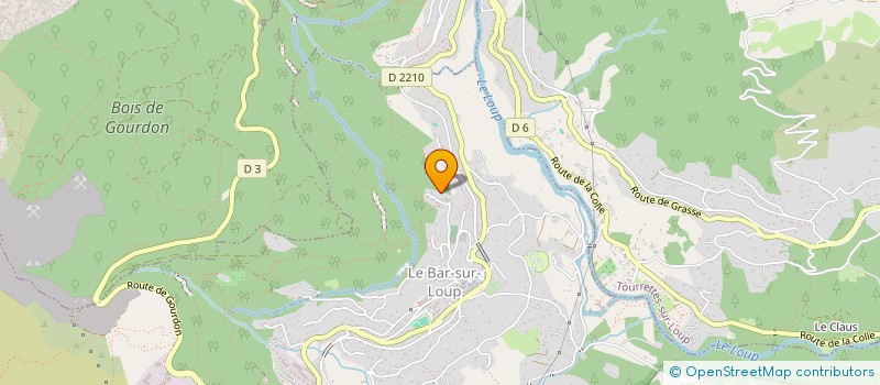 localisation de l'entreprise ASSOCIATION POUR LE DEVELOPPEMENT ET L'INNOVATION SOCIALE à LE BAR-SUR-LOUP