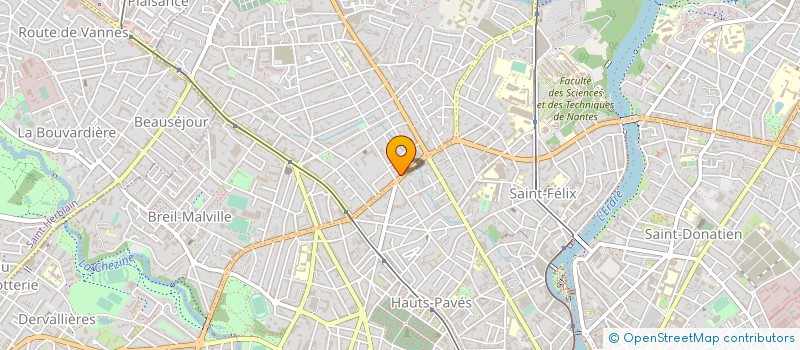 localisation de l'entreprise ASSOCIATION POUR LE DEVELOPPEMENT ET LA RECHERCHE EN THERAPEUTIQUE à NANTES