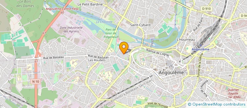 localisation de l'entreprise ASSOCIATION POUR LE DEVELOPPEMENT, L'APPRENTISSAGE ET LA PROMOTION DE LA CULTURE - ADAPC à ANGOULEME