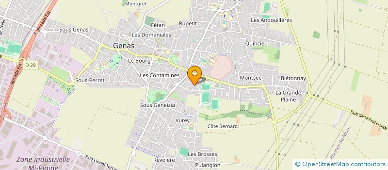 localisation de l'entreprise ASSOCIATION POUR LE DEVELOPPEMENT MEDICAL ET L AIDE HUMANITAIRE AU CAMBODGE à GENAS