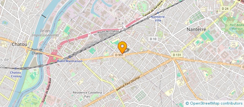 localisation de l'entreprise ASSOCIATION POUR LE DEVELOPPEMENT PHILOSOPHIQUE DES HAUTS-DE-SEINE (A.D.P. 92)  NANTERRE