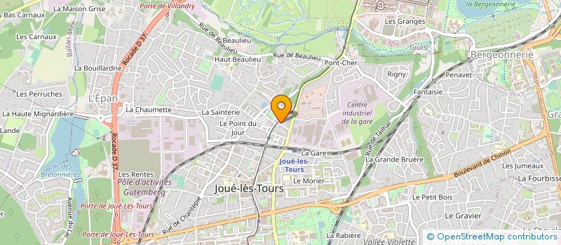 localisation de l'entreprise ASSOCIATION POUR LE DEVELOPPEMENT RECHERCHE EN EDUCATION SANTE  JOUE-LES-TOURS