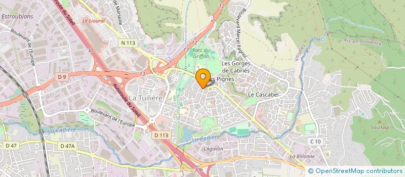 localisation de l'entreprise ASSOCIATION POUR LE DEVELOPPEMENTDES ACTIONS DE FORMATIONS  VITROLLES